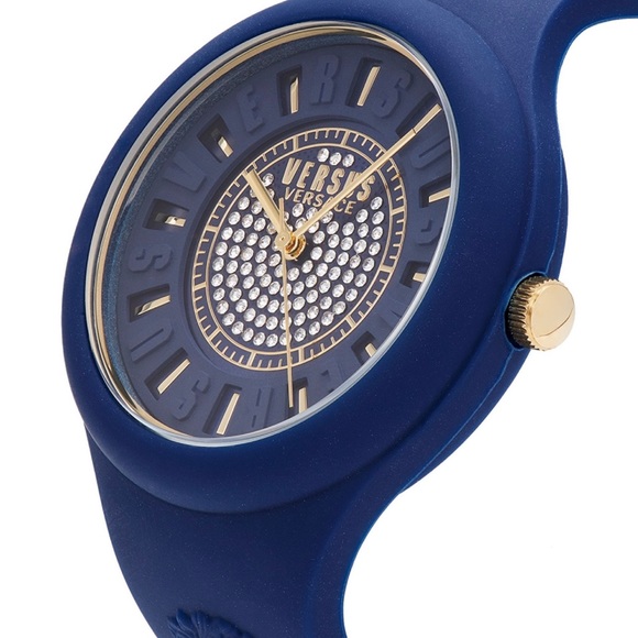 Versus Versace 39MM Stainless Steel, Silicone & Crystal Watch NWT - Picture 3 of 8